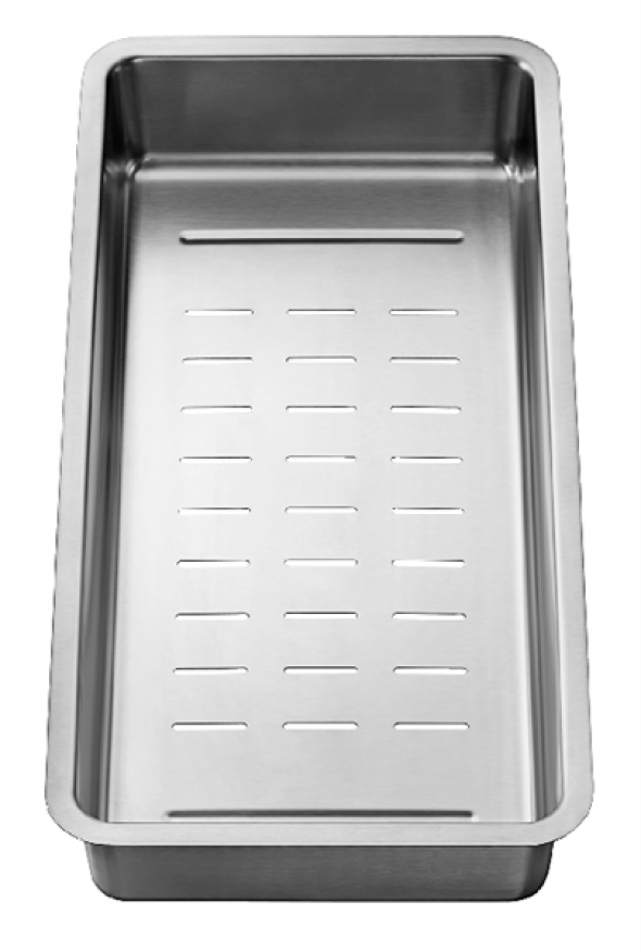 Wkładka ociekowa Blanco 38x18cm stal nierdzewna odsączarka idealna do zlewozmywaków z serii Divon II oraz Etagon 500