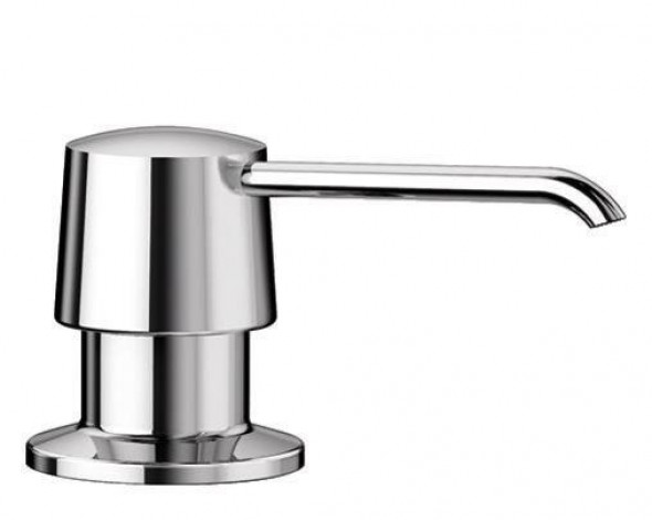 Dozownik do płynu do naczyń Blanco Yano chromowany dozownik detergentu o nowoczesnym wzornictwie do kuchni