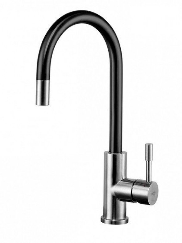 Bateria kuchenna Blue Water Lima inox czarny mat stal nierdzewna