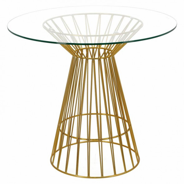 D2.Design Cage złoty stół