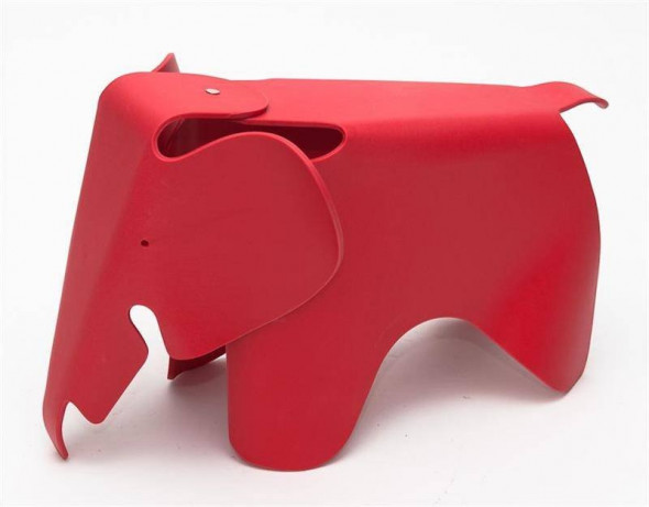 D2.Design czerwony słonik stołek