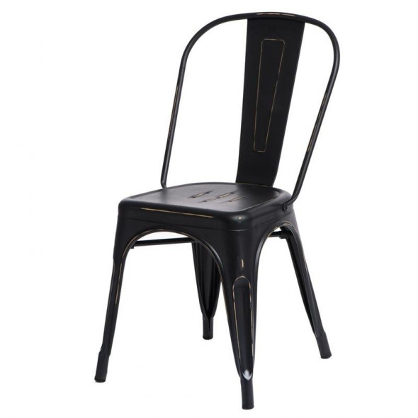 D2.Design Paris Antique czarne krzesło