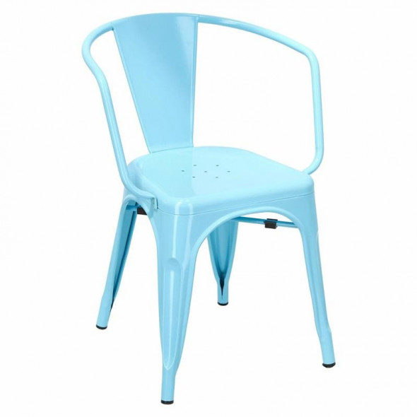 D2.Design Paris Arms niebieskie krzesło