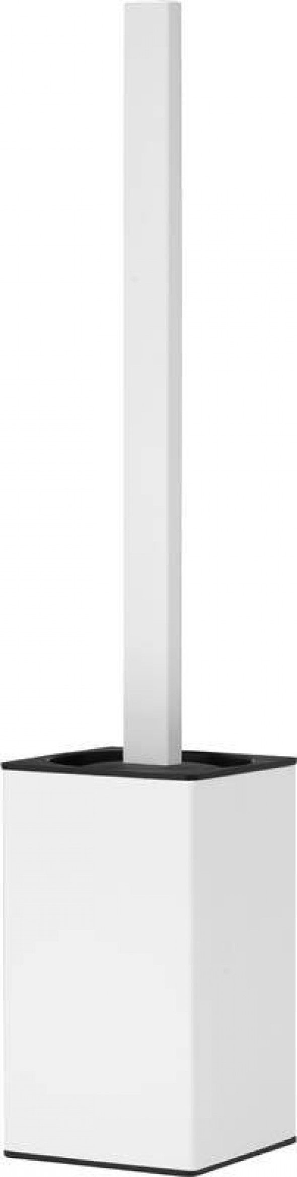 Deante Mokko Bianco wolnostojąca szczotka WC z pojemnikiem