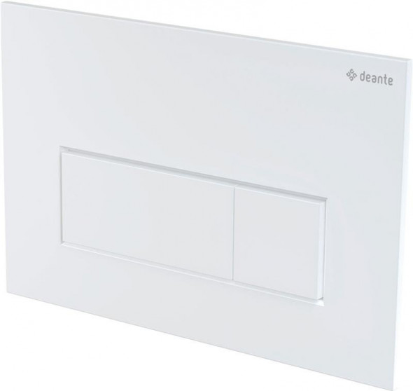 Deante Przycisk spłukujący Slim do stelaży WC biały