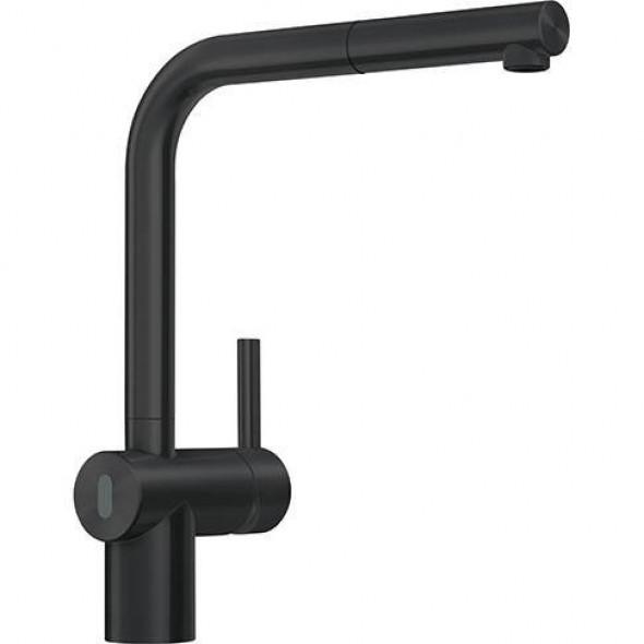 Franke Atlas Neo Sensor czarna stal szlachetna bateria kuchenna