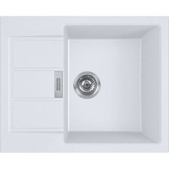 Franke Sirius S2D 611-62 Tectonite® biały polarny zlewozmywak