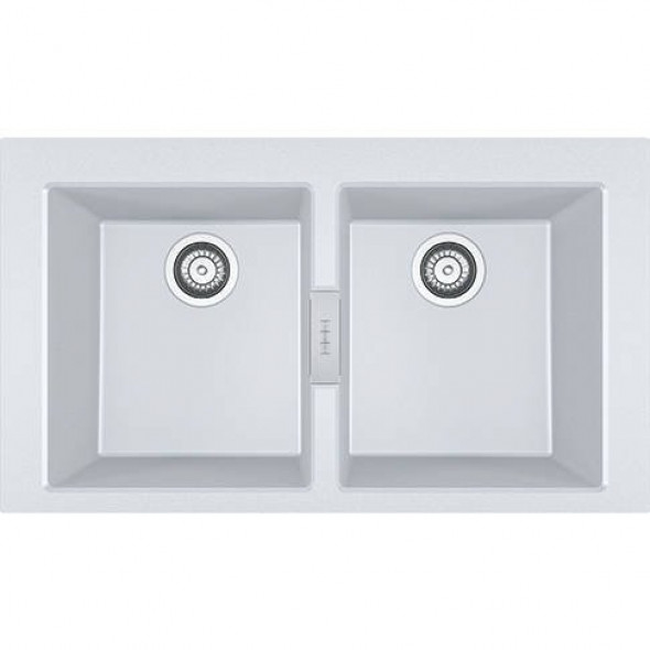 Franke Sirius S2D 620 Tectonite® biały polarny zlewozmywak