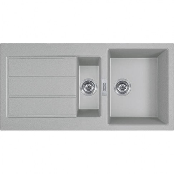Franke Sirius S2D 651-100 Tectonite® kamieny szary zlewozmywak