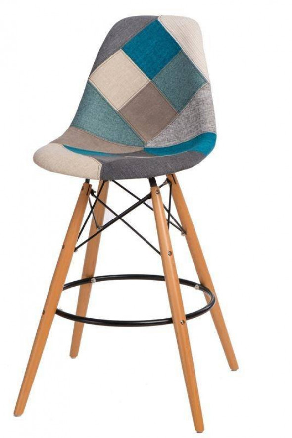 Hoker P016W Patchwork niebieski