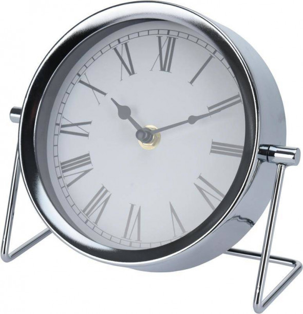 Intesi Barrera stand srebrny zegar