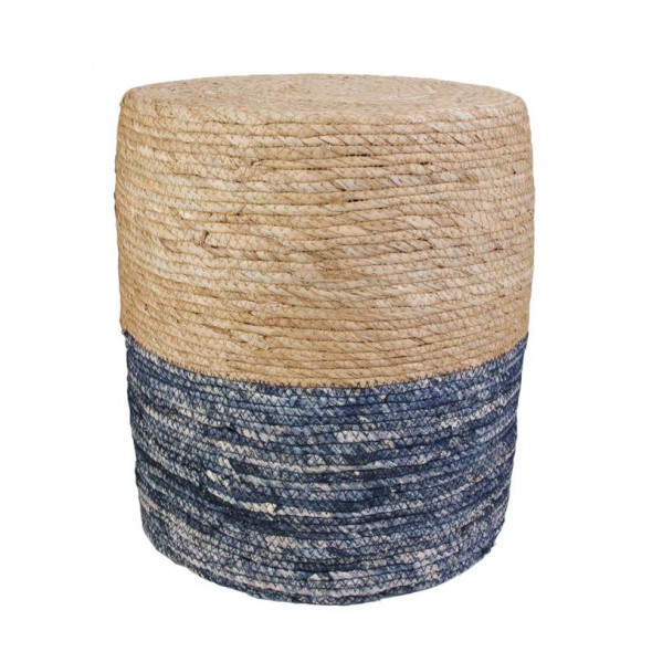 Intesi Bolsa naturalna/niebieska pufa