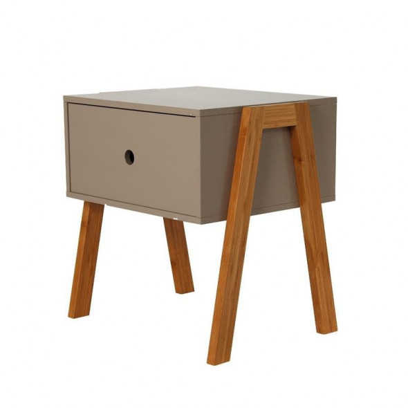 Intesi Crane brązowa szafka nocna