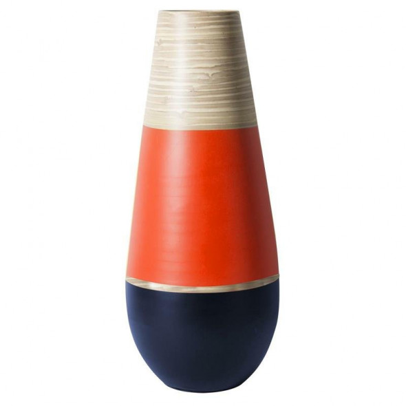 Intesi Jar Red Black Bamboo wazon
