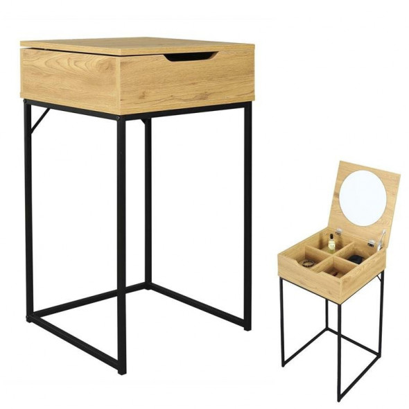 Intesi Leyla dąb toaletka/szafka nocna