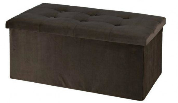 Intesi Velse ciemnobrązowa pufa