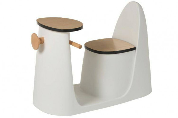 J-Line Skuter dziecięcy biały stolik-krzesło