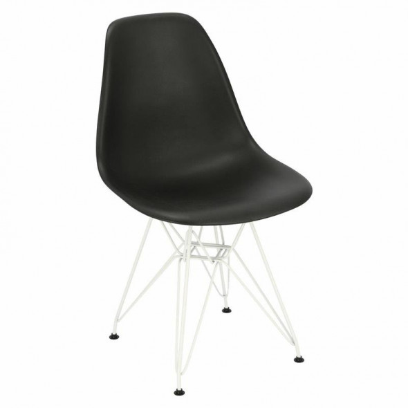 Krzesło P016 PP White czarne