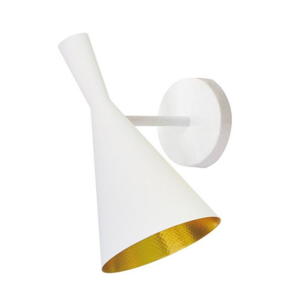 Lumina Deco Foggi W1 loftowy biały kinkiet lampa ścienna