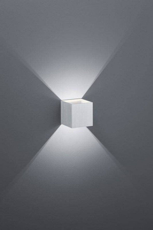 Lampa ścienna Trio LOUIS aluminium szczotkwane nowoczesna