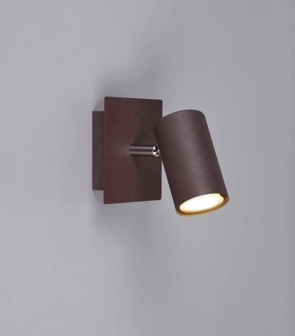 Lampa ścienna Trio MARLEY miedziany reflektorek