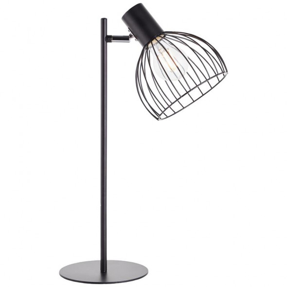 Lampa stojąca Brilliant czarny mat stołowa