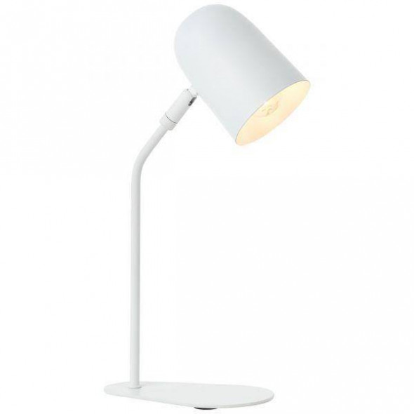 Lampa stojąca Brilliant TONG biała mat biurkowa