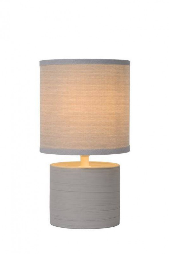 Lampa stojąca Lucide GREASBY szara stołowa