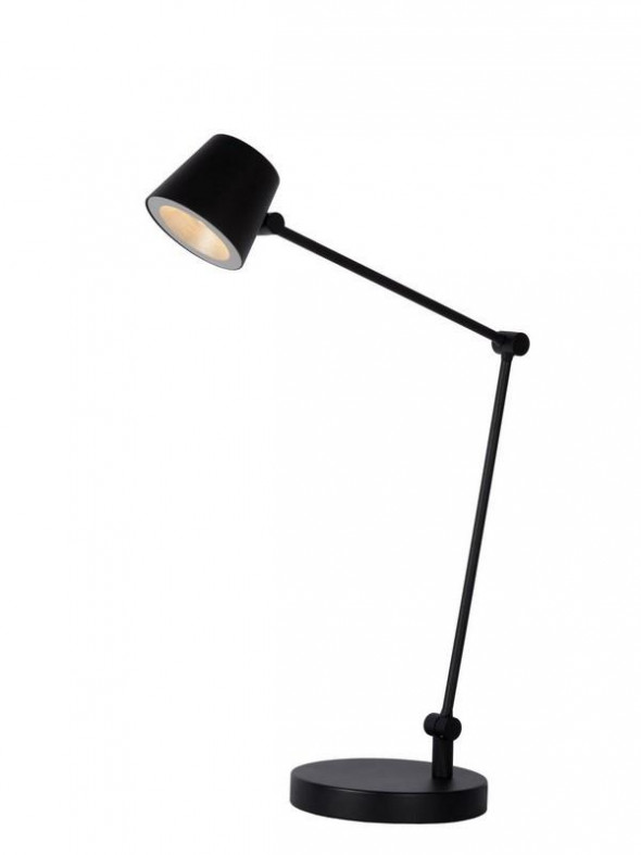 Lampa stojąca Lucide JORIUS czarna LED zintegrowany ściemnialny biurkowa