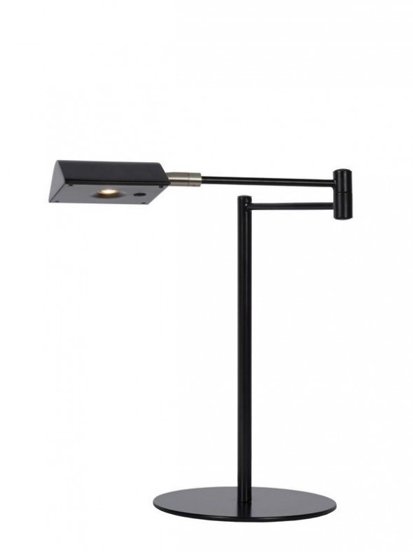 Lampa stojąca Lucide NUVOLA czarna LED zintegrowany ściemnialny biurkowa