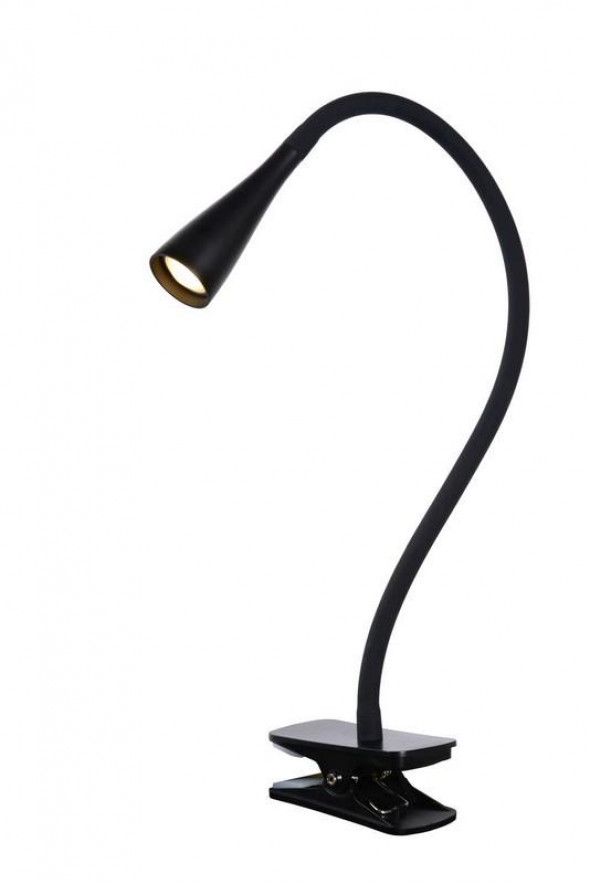 Lampa stojąca Lucide ZOZY czarna LED zintegrowany ściemnialny biurkowa