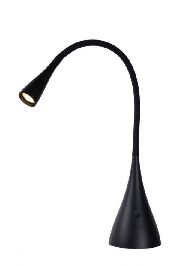 Lampa stojąca Lucide ZOZY czarna LED zintegrowany ściemnialny biurkowa