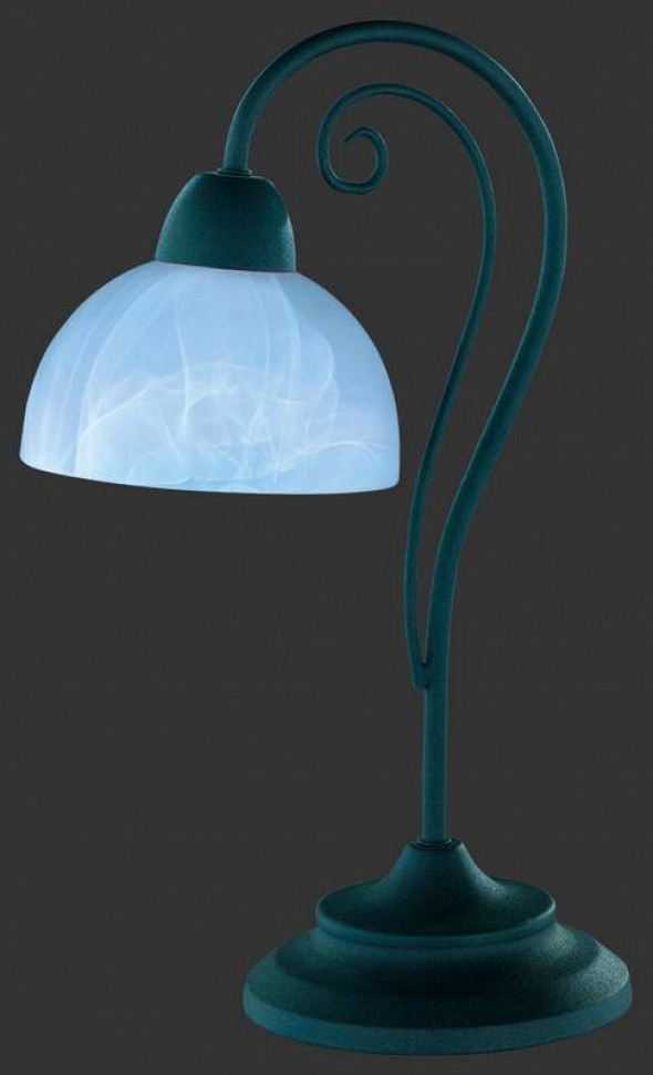 Lampa stojąca RL COUNTRY miedzianyalabastrowy stołowa