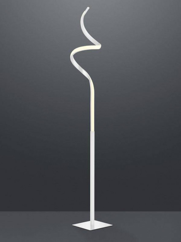 Lampa stojąca RL COURSE Wbudowany ściemniacz biała podłogowa