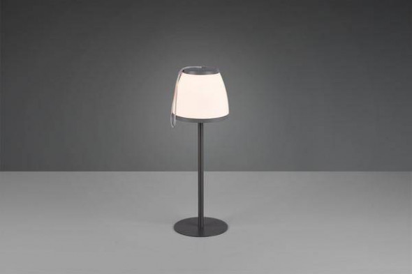 Lampa stojąca RL DOMINGO Ładowanie przez USBFunkcja dotykowa 4 poziomy antracyt stołowa