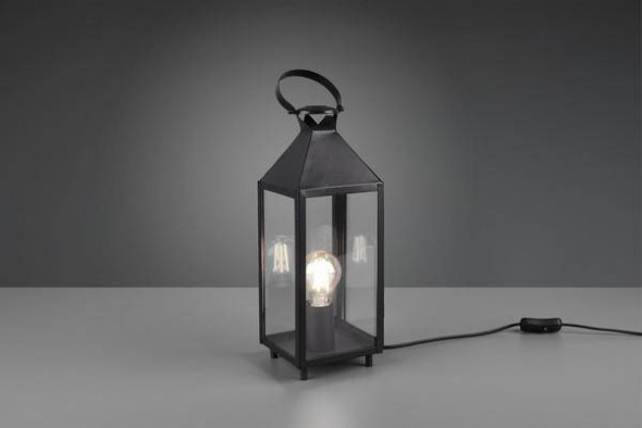 Lampa stojąca RL FAROLA czarnatransparentny stołowa