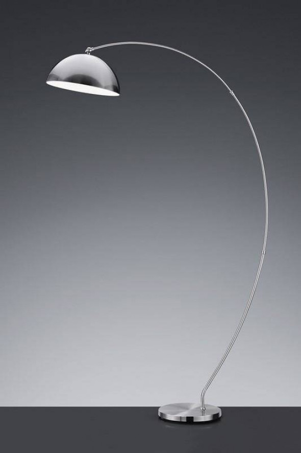 Lampa stojąca Trio FLORESTAN Wbudowany ściemniacz nikiel mat podłogowa