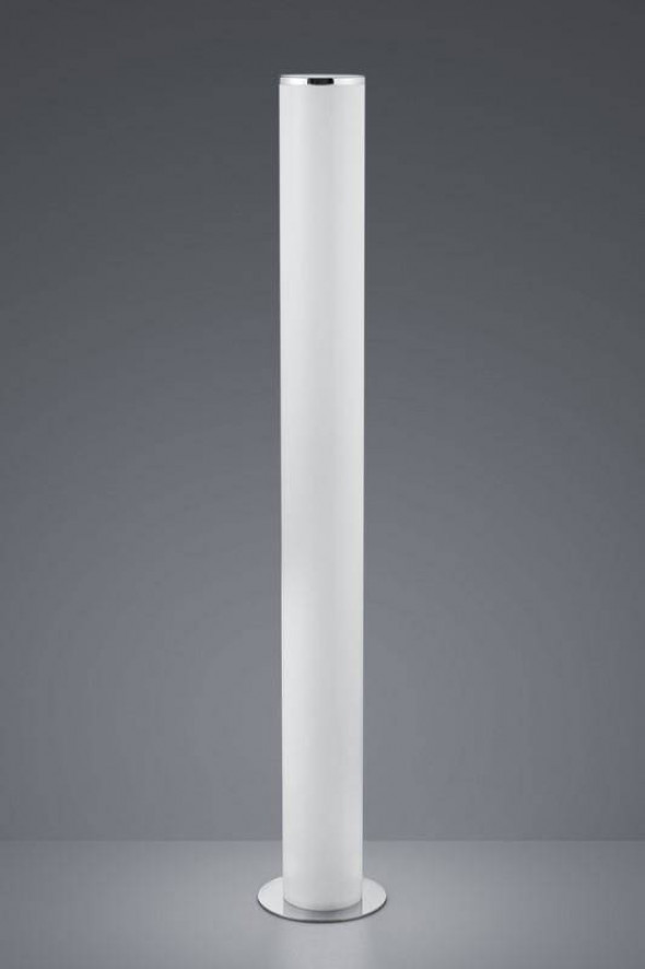 Lampa stojąca Trio PILLAR Pilot w zestawie RGBW Wbudowany ściemniacz biała podłogowa