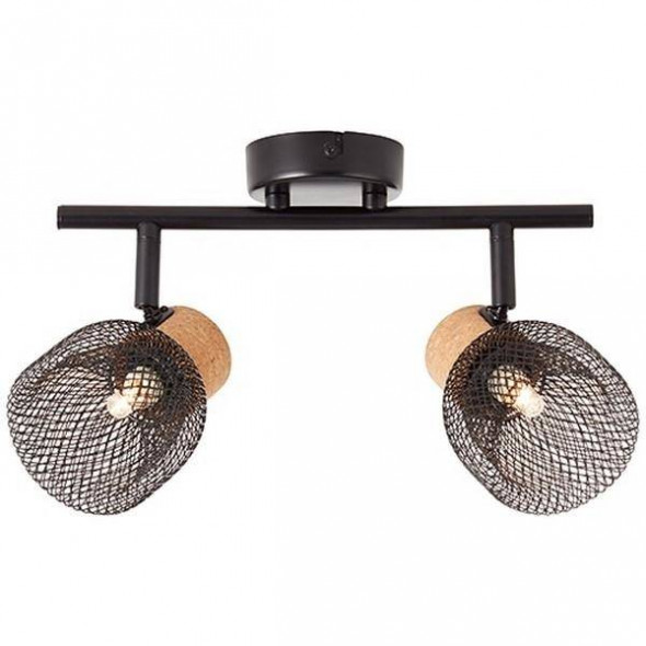 Lampa sufitowa Brilliant FLAKA czarny mat reflektorek