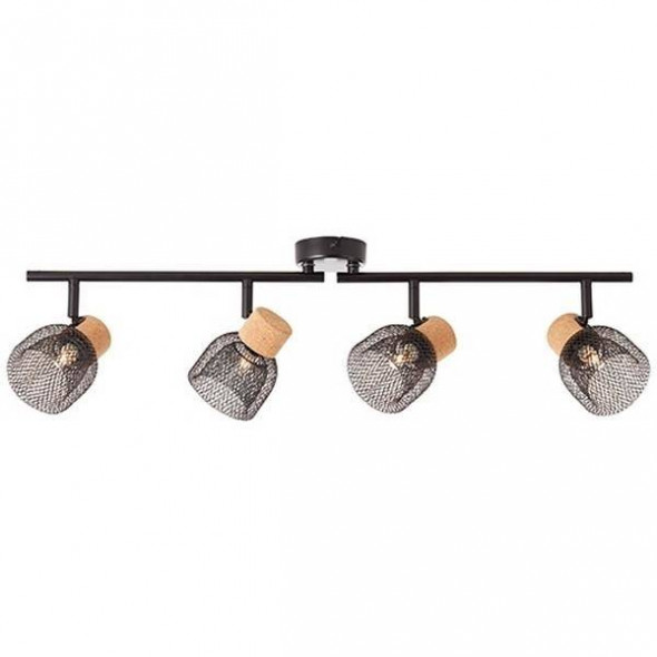 Lampa sufitowa Brilliant FLAKA czarny mat reflektorek