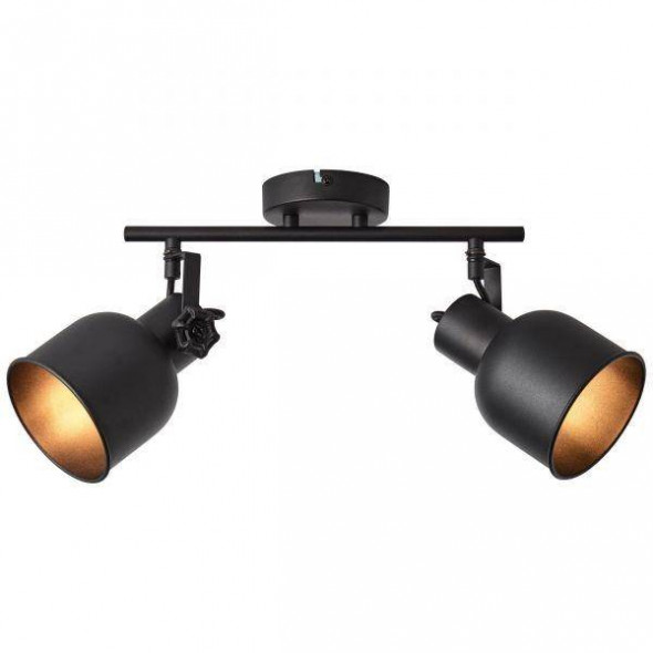 Lampa sufitowa Brilliant ROLET czarna reflektorek