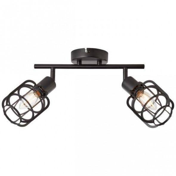 Lampa sufitowa Brilliant SPACID czarna reflektorek