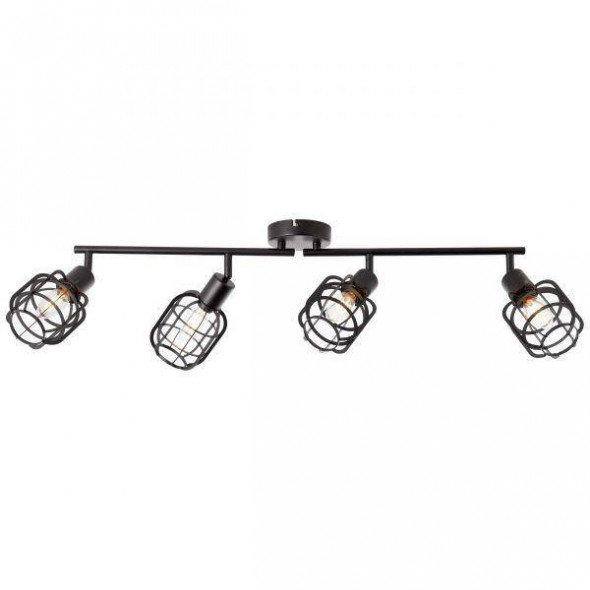 Lampa sufitowa Brilliant SPACID czarna reflektorek