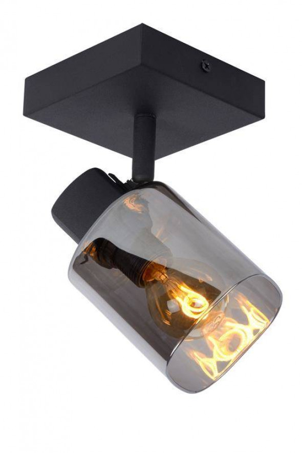 Lampa sufitowa Lucide ALION czarno szara reflektorek
