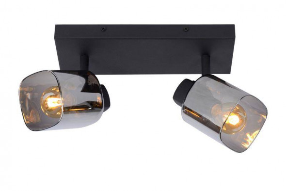 Lampa sufitowa Lucide ALION czarno szara reflektorek