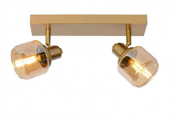 Lampa sufitowa Lucide matowy złota mosiądz Kompatybilny ze źródłem światła LED Zawiera ruchome elementy Wykonane z wysokiej jakości metalu reflektorek