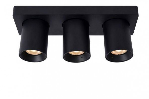 Lampa sufitowa Lucide NIGEL czarna reflektorek