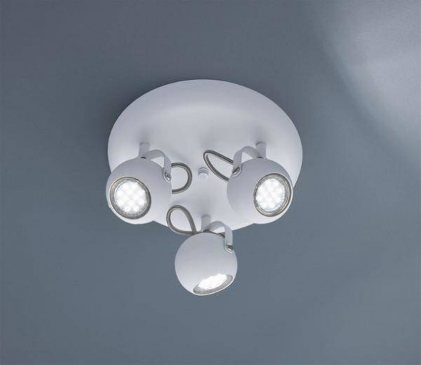 Lampa sufitowa RL BASTIA biała reflektorek