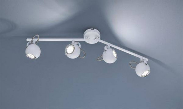 Lampa sufitowa RL BASTIA biała reflektorek