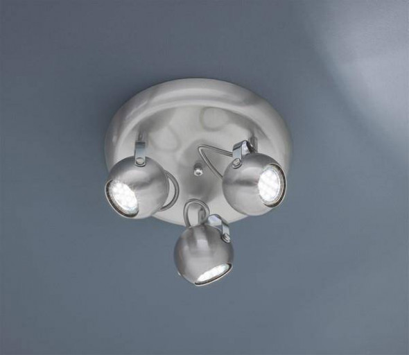 Lampa sufitowa RL BASTIA nikiel mat reflektorek